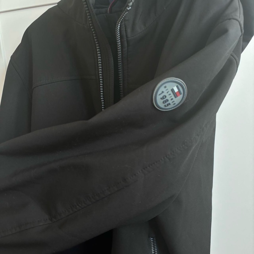 Tommy Hilfiger Black Windbreaker Jacket